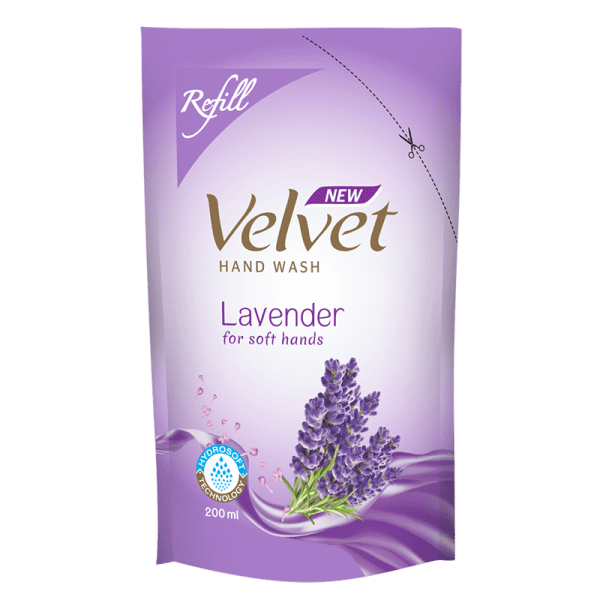 Velvet Handwash Refill Pouch Lavender-200ml