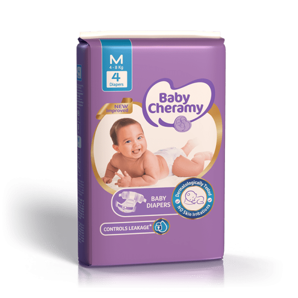 Baby Cheramy Baby Diapers- Medium 4S