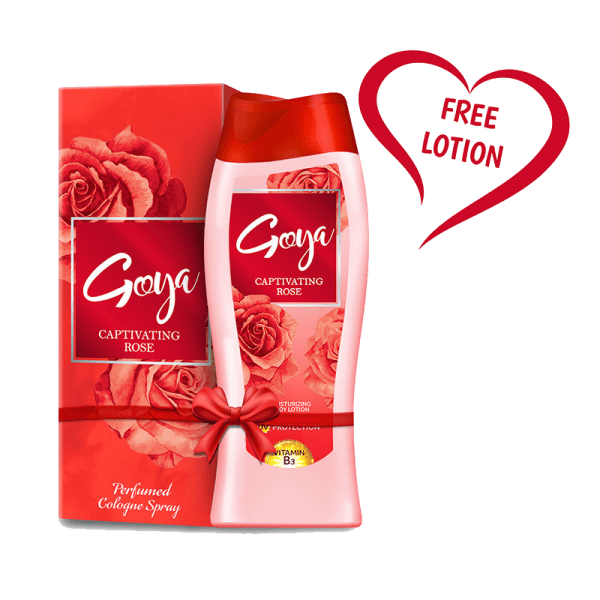 Buy Goya Cologne Rose 50ML + Goya Lotion Rose 100ML FREE