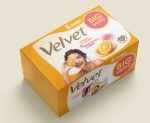 Velvet Soap Eco Pack 350G (Orange 70GX3 + Rose 70GX2) - Image 2