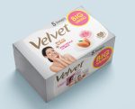 Velvet Soap Eco Pack 350G (Milk 70GX3 + Rose 70GX2) - Image 3