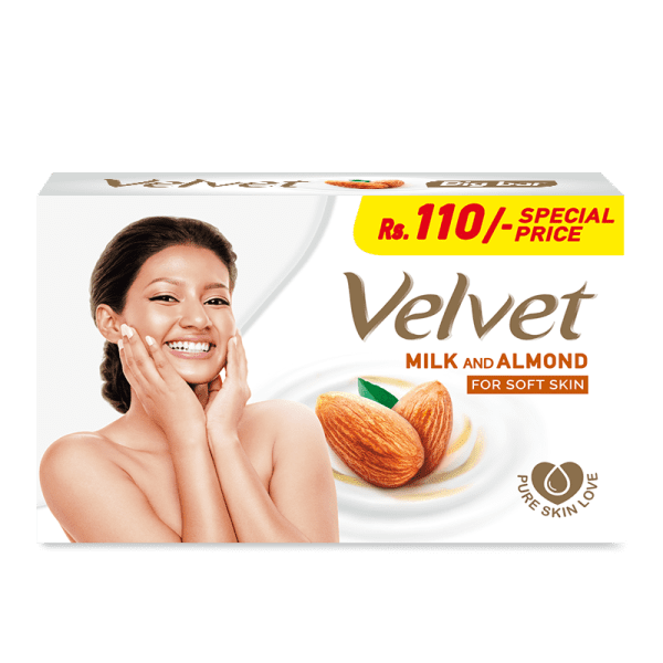 Velvet Soap Milk & Almonds 70G