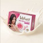 Velvet Soap Rose Petals & Milk 70G