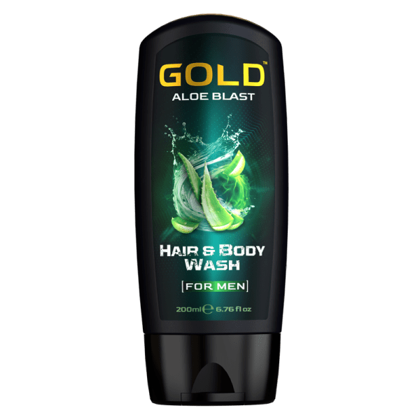 Gold Hair & Body Wash - Aloe Blast 200ML