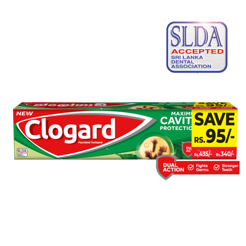 cl reg 200g Clogard Regular Toothpaste 200G + Save Rs.95 - Image 1