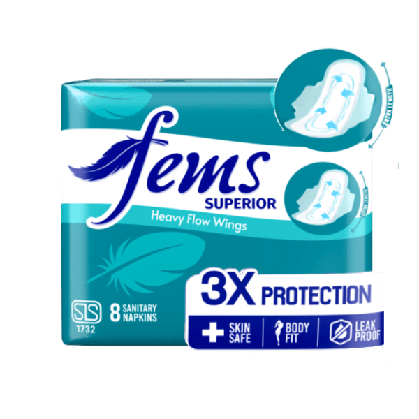 Fems Superior Heavy Flow 8s Pack