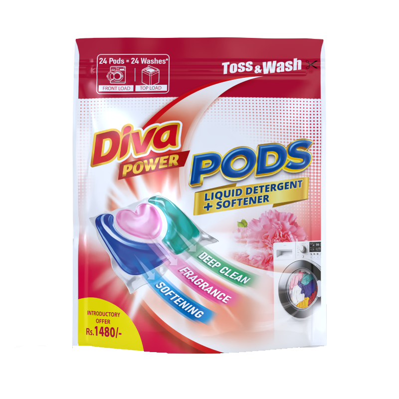 Diva Pods-Front Diva Power Pods – Buy Laundry Pods Sri Lanka