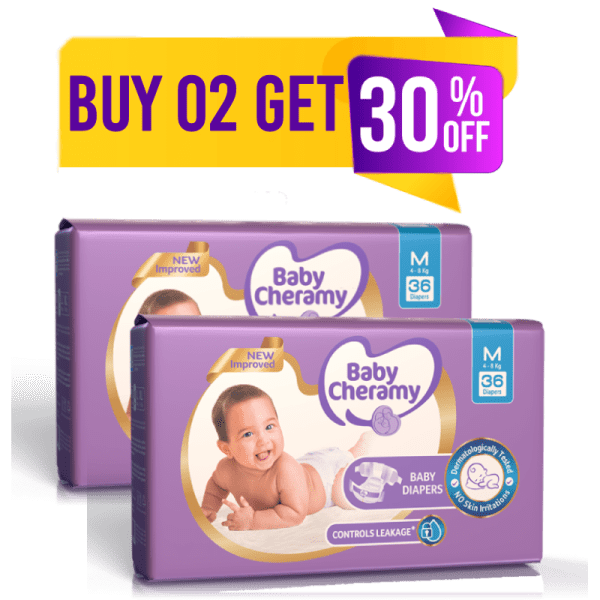 BUY 02 Baby Diapers Medium 36s & SAVE 30%