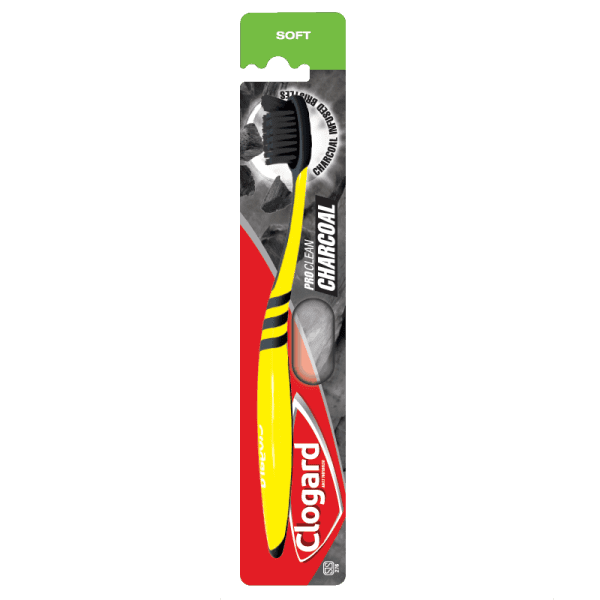 Clogard Toothbrush Charcoal - Soft